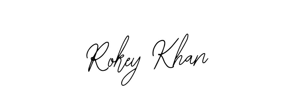 Create a beautiful signature design for name Rokey Khan. With this signature (Bearetta-2O07w) fonts, you can make a handwritten signature for free. Rokey Khan signature style 12 images and pictures png