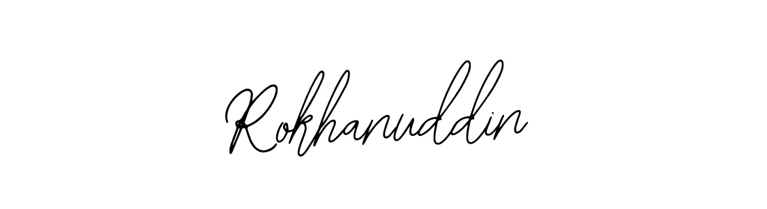 if you are searching for the best signature style for your name Rokhanuddin. so please give up your signature search. here we have designed multiple signature styles  using Bearetta-2O07w. Rokhanuddin signature style 12 images and pictures png