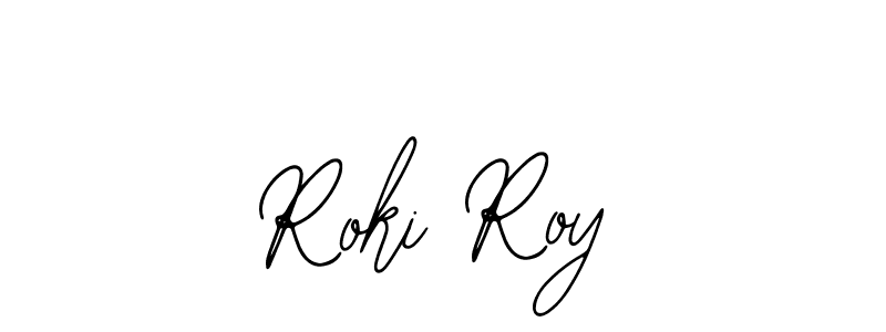 Similarly Bearetta-2O07w is the best handwritten signature design. Signature creator online .You can use it as an online autograph creator for name Roki Roy. Roki Roy signature style 12 images and pictures png