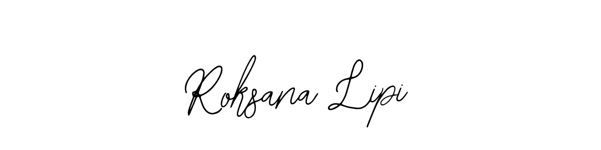 Create a beautiful signature design for name Roksana Lipi. With this signature (Bearetta-2O07w) fonts, you can make a handwritten signature for free. Roksana Lipi signature style 12 images and pictures png