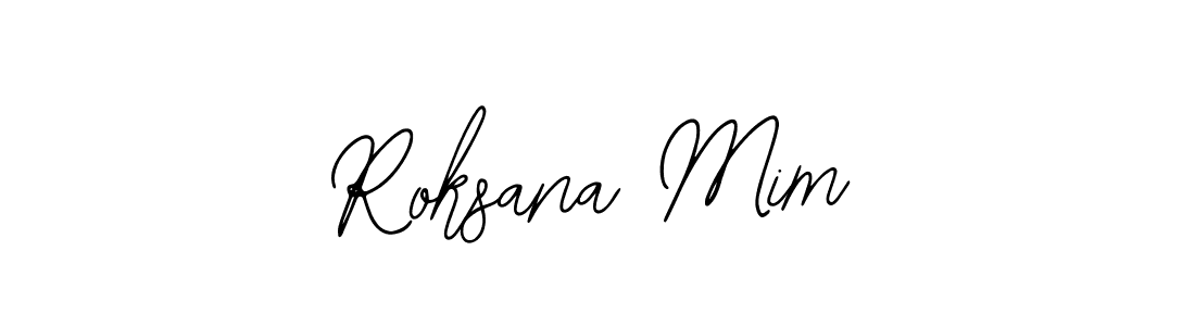 Create a beautiful signature design for name Roksana Mim. With this signature (Bearetta-2O07w) fonts, you can make a handwritten signature for free. Roksana Mim signature style 12 images and pictures png
