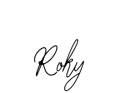 How to make Roky signature? Bearetta-2O07w is a professional autograph style. Create handwritten signature for Roky name. Roky signature style 12 images and pictures png