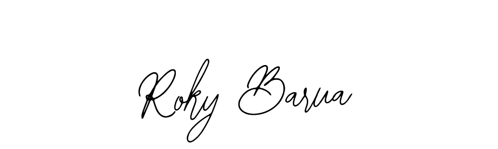 Also You can easily find your signature by using the search form. We will create Roky Barua name handwritten signature images for you free of cost using Bearetta-2O07w sign style. Roky Barua signature style 12 images and pictures png