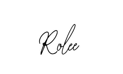 How to make Rolee name signature. Use Bearetta-2O07w style for creating short signs online. This is the latest handwritten sign. Rolee signature style 12 images and pictures png