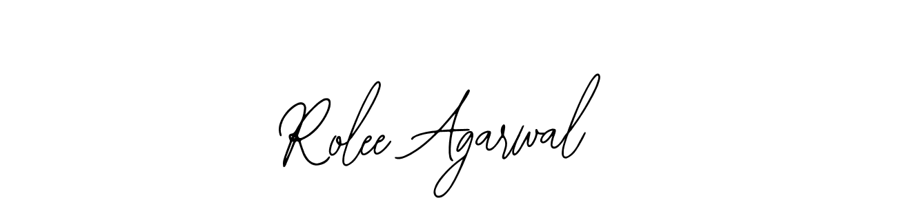 How to make Rolee Agarwal signature? Bearetta-2O07w is a professional autograph style. Create handwritten signature for Rolee Agarwal name. Rolee Agarwal signature style 12 images and pictures png