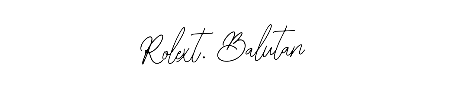 You should practise on your own different ways (Bearetta-2O07w) to write your name (Rolext. Balutan) in signature. don't let someone else do it for you. Rolext. Balutan signature style 12 images and pictures png