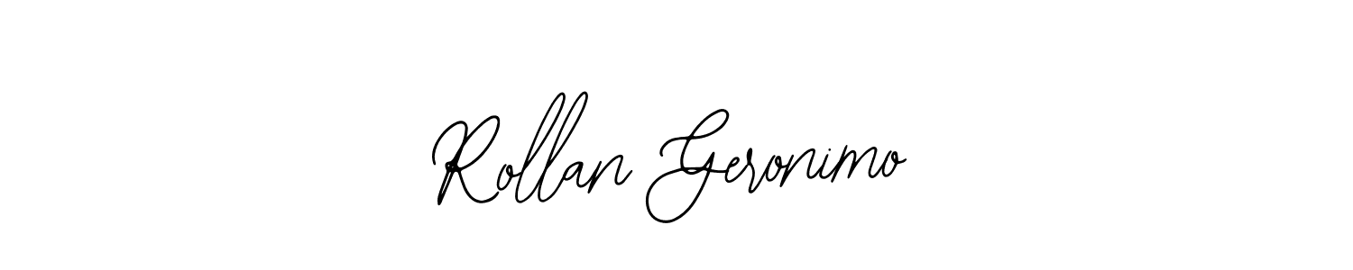 Also You can easily find your signature by using the search form. We will create Rollan Geronimo name handwritten signature images for you free of cost using Bearetta-2O07w sign style. Rollan Geronimo signature style 12 images and pictures png