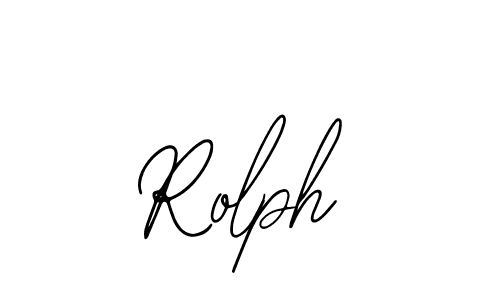 Use a signature maker to create a handwritten signature online. With this signature software, you can design (Bearetta-2O07w) your own signature for name Rolph. Rolph signature style 12 images and pictures png