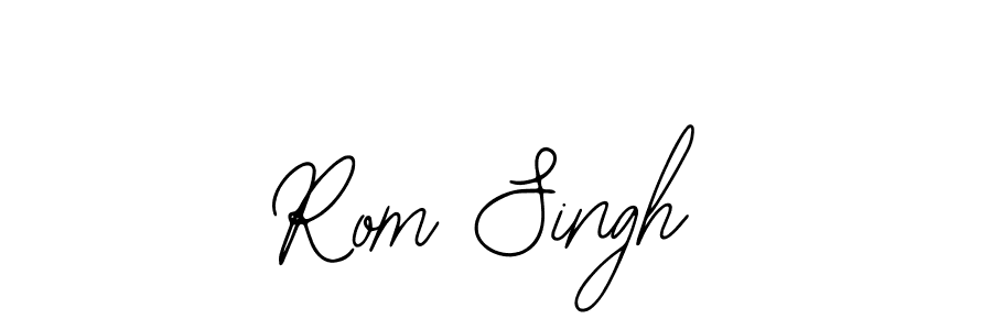 Best and Professional Signature Style for Rom Singh. Bearetta-2O07w Best Signature Style Collection. Rom Singh signature style 12 images and pictures png