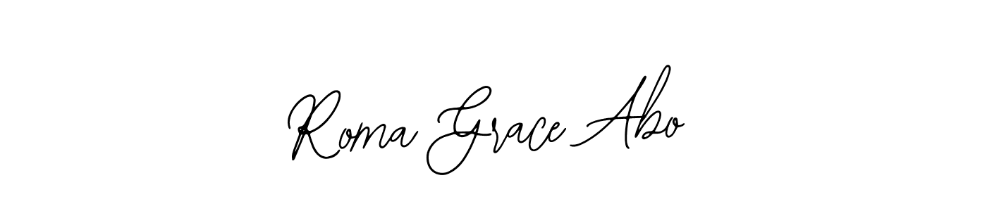 You can use this online signature creator to create a handwritten signature for the name Roma Grace Abo. This is the best online autograph maker. Roma Grace Abo signature style 12 images and pictures png