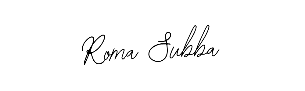 Roma Subba stylish signature style. Best Handwritten Sign (Bearetta-2O07w) for my name. Handwritten Signature Collection Ideas for my name Roma Subba. Roma Subba signature style 12 images and pictures png