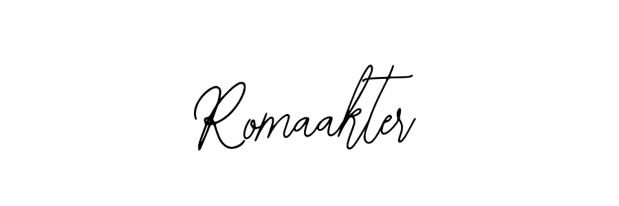 Similarly Bearetta-2O07w is the best handwritten signature design. Signature creator online .You can use it as an online autograph creator for name Romaakter. Romaakter signature style 12 images and pictures png