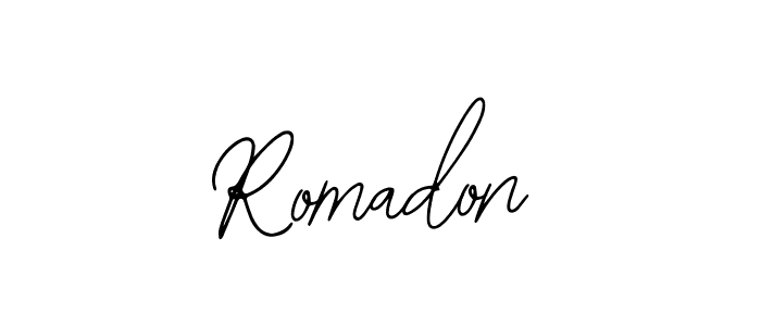Once you've used our free online signature maker to create your best signature Bearetta-2O07w style, it's time to enjoy all of the benefits that Romadon name signing documents. Romadon signature style 12 images and pictures png