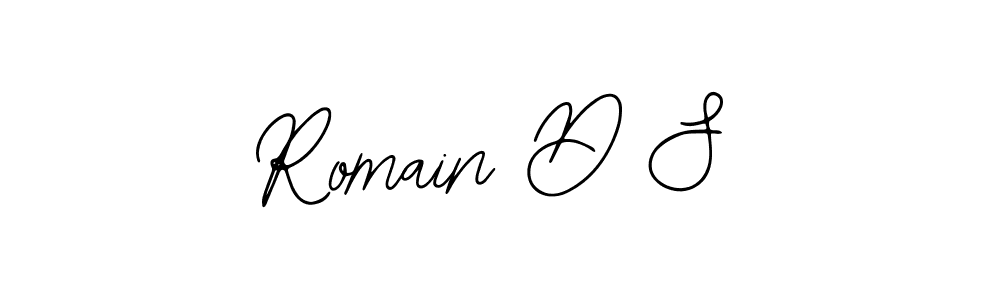 It looks lik you need a new signature style for name Romain D S. Design unique handwritten (Bearetta-2O07w) signature with our free signature maker in just a few clicks. Romain D S signature style 12 images and pictures png