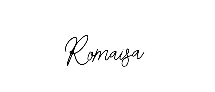 Bearetta-2O07w is a professional signature style that is perfect for those who want to add a touch of class to their signature. It is also a great choice for those who want to make their signature more unique. Get Romaisa name to fancy signature for free. Romaisa signature style 12 images and pictures png