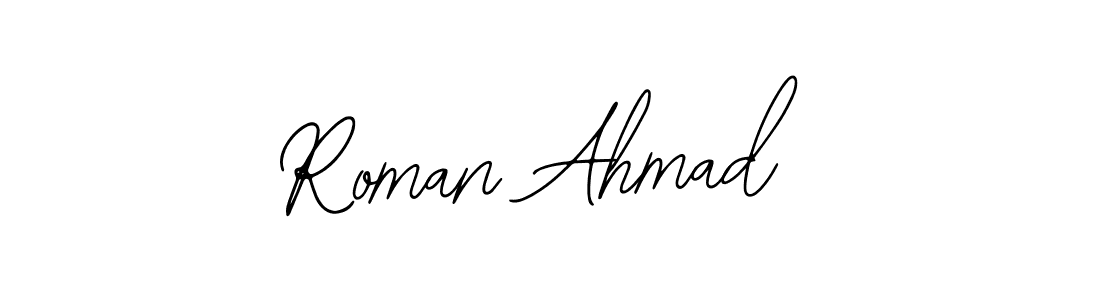 How to Draw Roman Ahmad signature style? Bearetta-2O07w is a latest design signature styles for name Roman Ahmad. Roman Ahmad signature style 12 images and pictures png