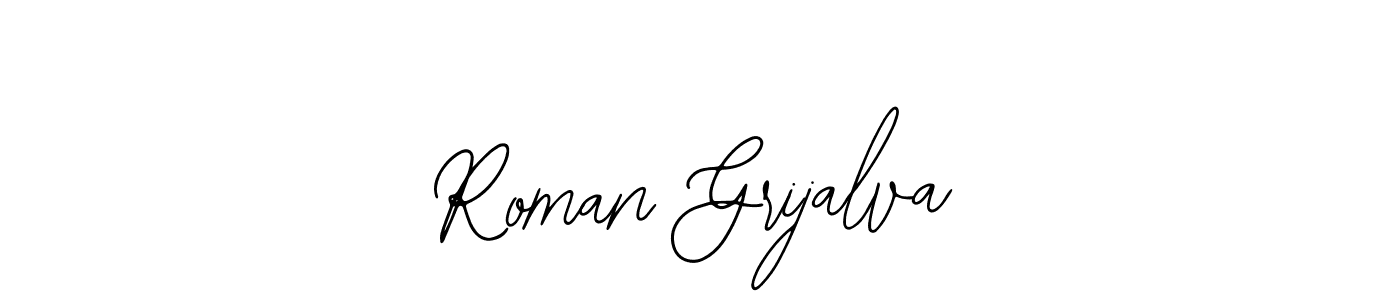 How to make Roman Grijalva signature? Bearetta-2O07w is a professional autograph style. Create handwritten signature for Roman Grijalva name. Roman Grijalva signature style 12 images and pictures png