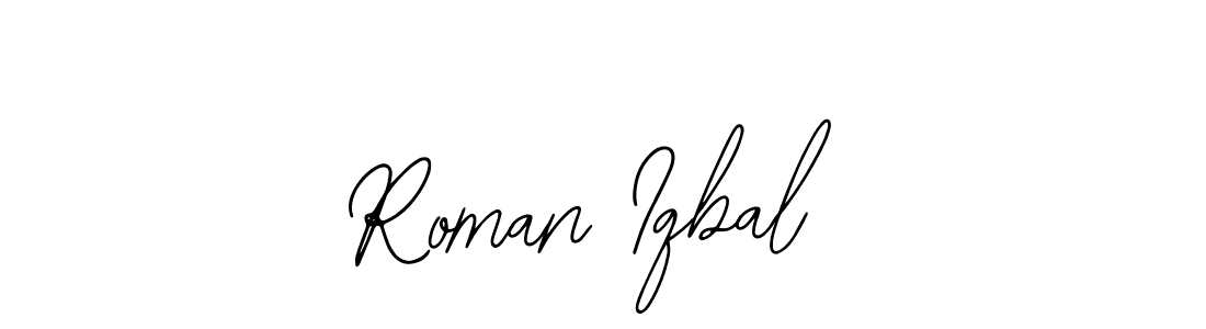 Also You can easily find your signature by using the search form. We will create Roman Iqbal name handwritten signature images for you free of cost using Bearetta-2O07w sign style. Roman Iqbal signature style 12 images and pictures png