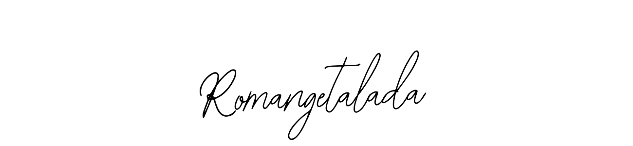 if you are searching for the best signature style for your name Romangetalada. so please give up your signature search. here we have designed multiple signature styles  using Bearetta-2O07w. Romangetalada signature style 12 images and pictures png