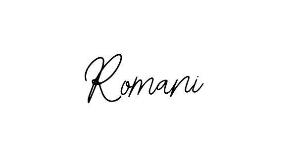 Make a beautiful signature design for name Romani. Use this online signature maker to create a handwritten signature for free. Romani signature style 12 images and pictures png