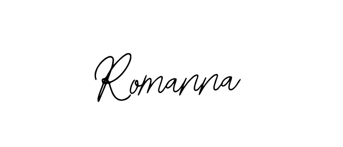 Create a beautiful signature design for name Romanna. With this signature (Bearetta-2O07w) fonts, you can make a handwritten signature for free. Romanna signature style 12 images and pictures png