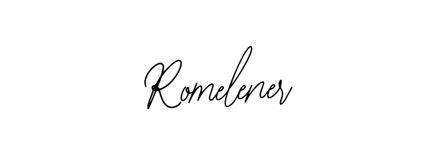 Romelener stylish signature style. Best Handwritten Sign (Bearetta-2O07w) for my name. Handwritten Signature Collection Ideas for my name Romelener. Romelener signature style 12 images and pictures png