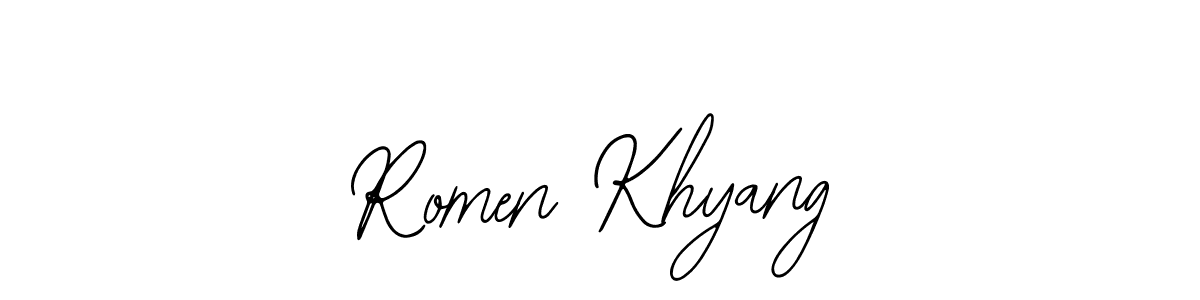 Once you've used our free online signature maker to create your best signature Bearetta-2O07w style, it's time to enjoy all of the benefits that Romen Khyang name signing documents. Romen Khyang signature style 12 images and pictures png