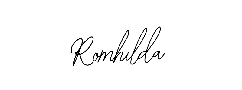 How to make Romhilda signature? Bearetta-2O07w is a professional autograph style. Create handwritten signature for Romhilda name. Romhilda signature style 12 images and pictures png