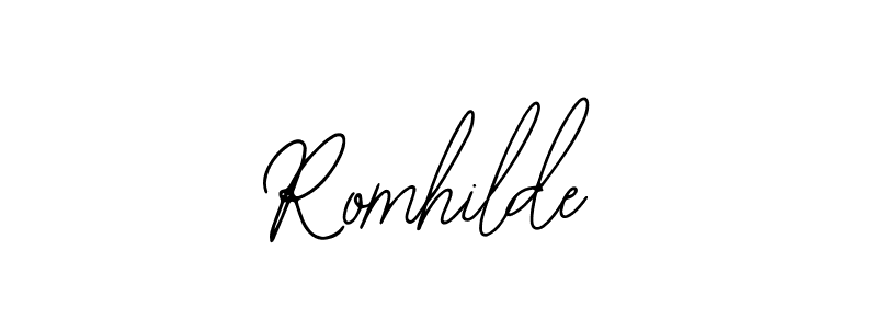 Also You can easily find your signature by using the search form. We will create Romhilde name handwritten signature images for you free of cost using Bearetta-2O07w sign style. Romhilde signature style 12 images and pictures png