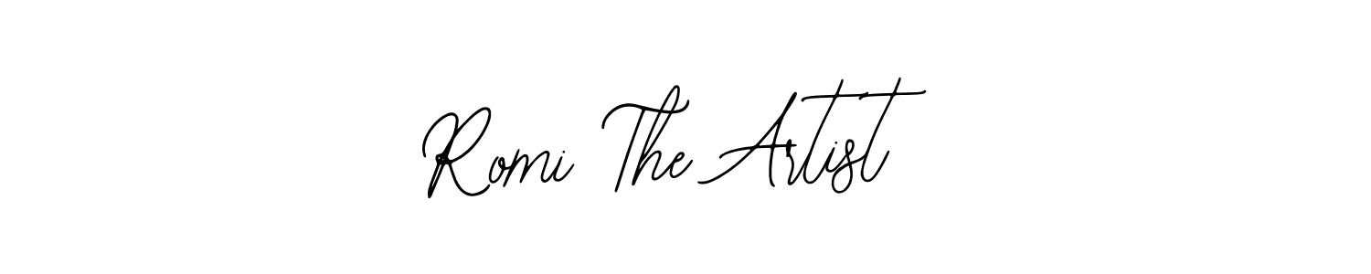 Make a beautiful signature design for name Romi The Artist. Use this online signature maker to create a handwritten signature for free. Romi The Artist signature style 12 images and pictures png