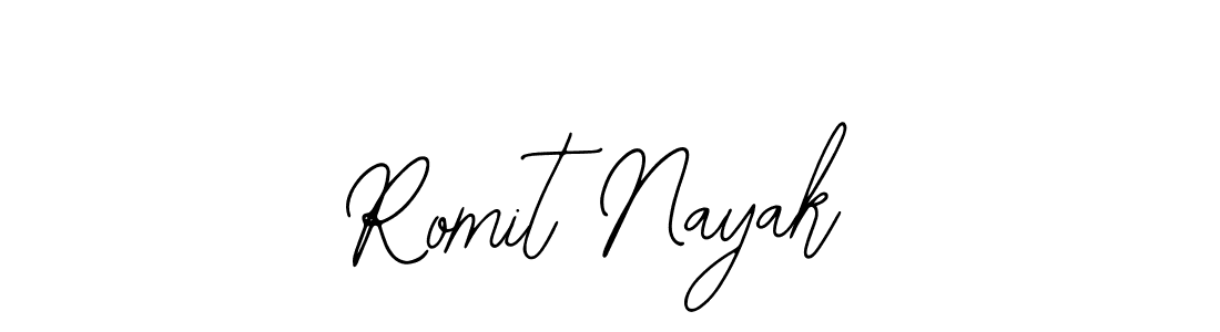 You should practise on your own different ways (Bearetta-2O07w) to write your name (Romit Nayak) in signature. don't let someone else do it for you. Romit Nayak signature style 12 images and pictures png