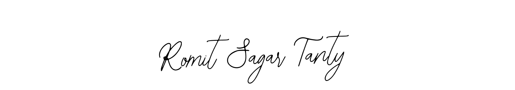 How to make Romit Sagar Tanty name signature. Use Bearetta-2O07w style for creating short signs online. This is the latest handwritten sign. Romit Sagar Tanty signature style 12 images and pictures png