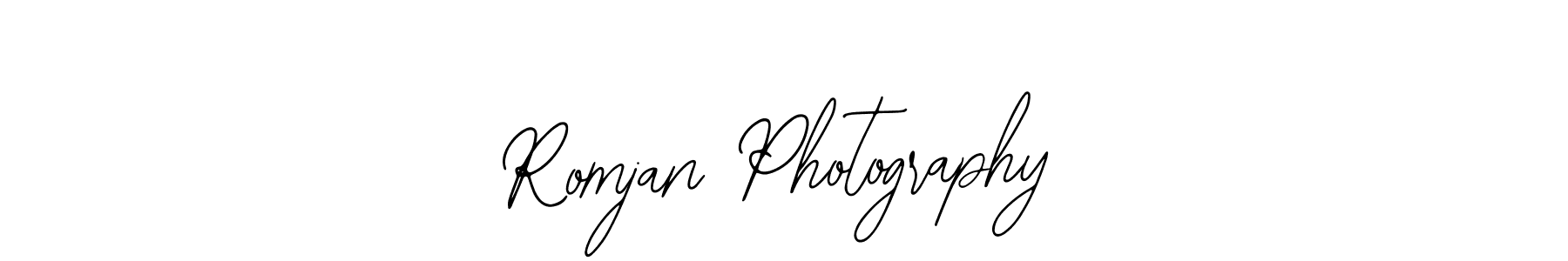 Use a signature maker to create a handwritten signature online. With this signature software, you can design (Bearetta-2O07w) your own signature for name Romjan Photography. Romjan Photography signature style 12 images and pictures png