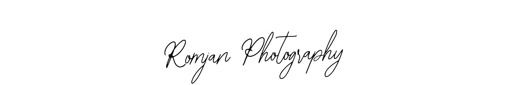 How to make Romjan Photography signature? Bearetta-2O07w is a professional autograph style. Create handwritten signature for Romjan Photography name. Romjan Photography signature style 12 images and pictures png