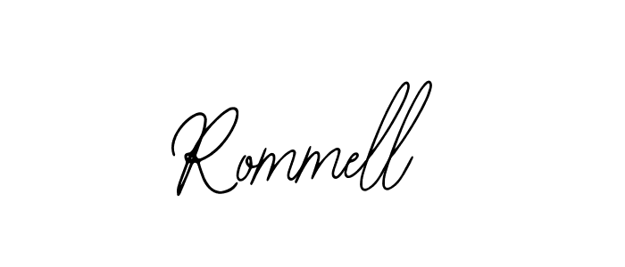 Similarly Bearetta-2O07w is the best handwritten signature design. Signature creator online .You can use it as an online autograph creator for name Rommell. Rommell signature style 12 images and pictures png