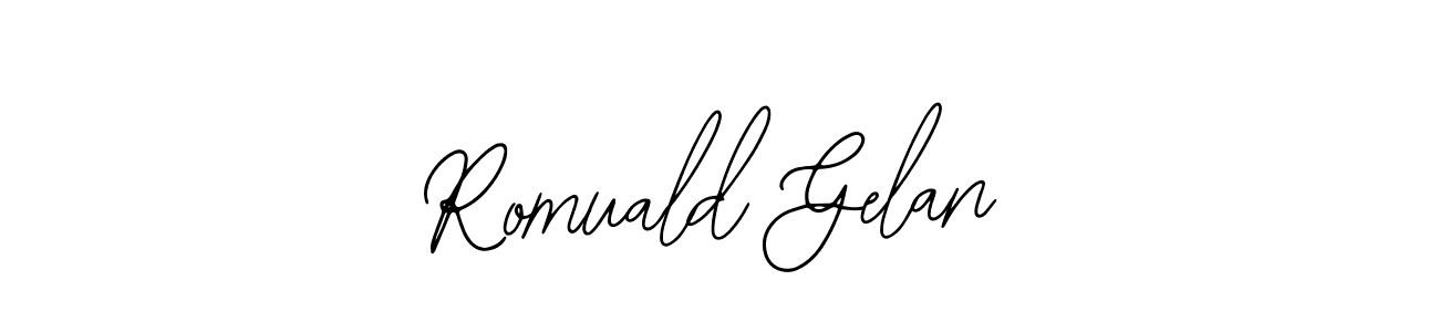 It looks lik you need a new signature style for name Romuald Gelan. Design unique handwritten (Bearetta-2O07w) signature with our free signature maker in just a few clicks. Romuald Gelan signature style 12 images and pictures png