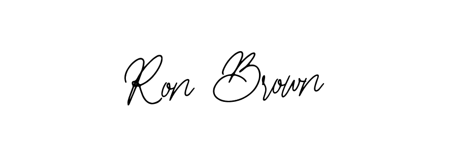 Ron Brown stylish signature style. Best Handwritten Sign (Bearetta-2O07w) for my name. Handwritten Signature Collection Ideas for my name Ron Brown. Ron Brown signature style 12 images and pictures png