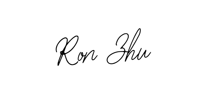 Design your own signature with our free online signature maker. With this signature software, you can create a handwritten (Bearetta-2O07w) signature for name Ron Zhu. Ron Zhu signature style 12 images and pictures png