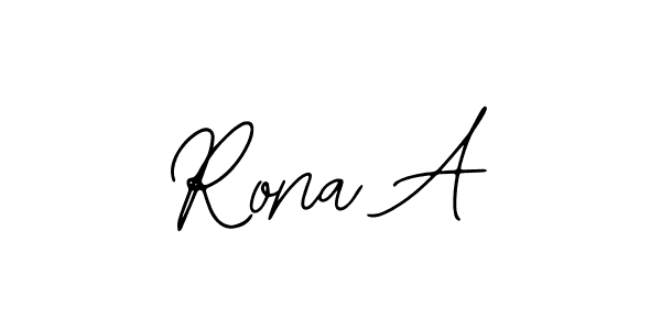 Similarly Bearetta-2O07w is the best handwritten signature design. Signature creator online .You can use it as an online autograph creator for name Rona A. Rona A signature style 12 images and pictures png