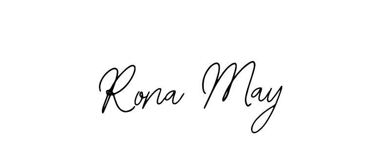 Bearetta-2O07w is a professional signature style that is perfect for those who want to add a touch of class to their signature. It is also a great choice for those who want to make their signature more unique. Get Rona May name to fancy signature for free. Rona May signature style 12 images and pictures png