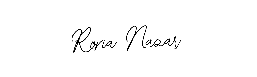 Rona Nazar stylish signature style. Best Handwritten Sign (Bearetta-2O07w) for my name. Handwritten Signature Collection Ideas for my name Rona Nazar. Rona Nazar signature style 12 images and pictures png