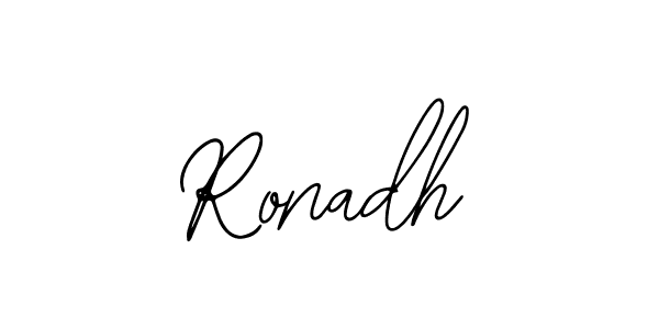 Bearetta-2O07w is a professional signature style that is perfect for those who want to add a touch of class to their signature. It is also a great choice for those who want to make their signature more unique. Get Ronadh name to fancy signature for free. Ronadh signature style 12 images and pictures png