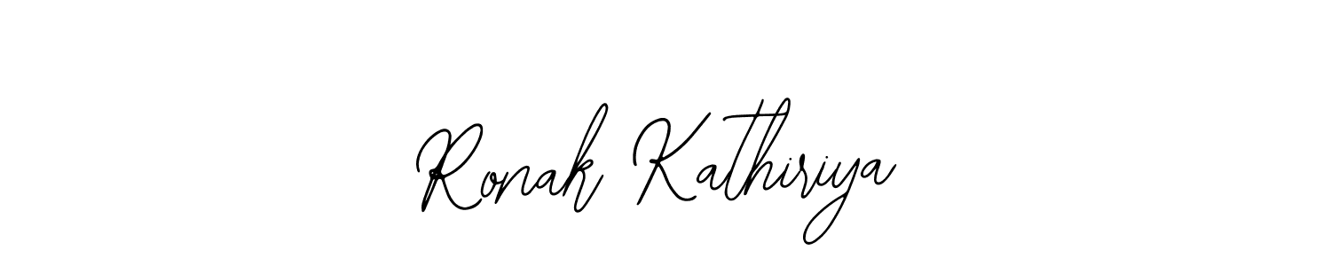 Use a signature maker to create a handwritten signature online. With this signature software, you can design (Bearetta-2O07w) your own signature for name Ronak Kathiriya. Ronak Kathiriya signature style 12 images and pictures png