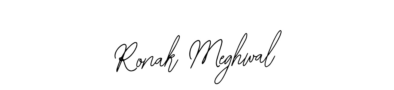 Create a beautiful signature design for name Ronak Meghwal. With this signature (Bearetta-2O07w) fonts, you can make a handwritten signature for free. Ronak Meghwal signature style 12 images and pictures png
