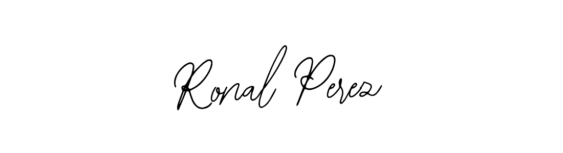 It looks lik you need a new signature style for name Ronal Perez. Design unique handwritten (Bearetta-2O07w) signature with our free signature maker in just a few clicks. Ronal Perez signature style 12 images and pictures png