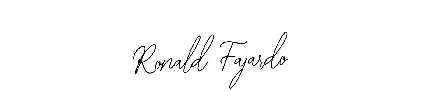 Ronald Fajardo stylish signature style. Best Handwritten Sign (Bearetta-2O07w) for my name. Handwritten Signature Collection Ideas for my name Ronald Fajardo. Ronald Fajardo signature style 12 images and pictures png
