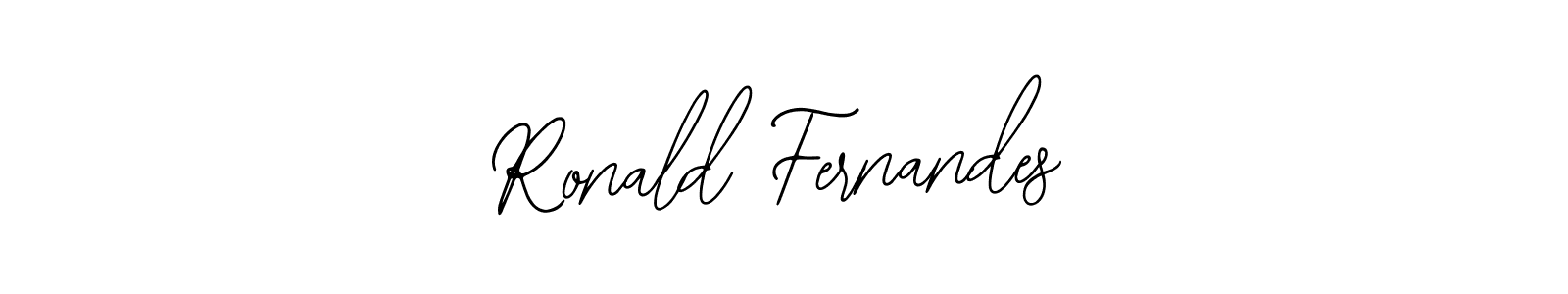 How to make Ronald Fernandes signature? Bearetta-2O07w is a professional autograph style. Create handwritten signature for Ronald Fernandes name. Ronald Fernandes signature style 12 images and pictures png