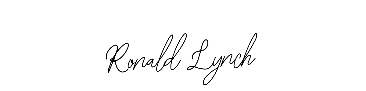 How to make Ronald Lynch name signature. Use Bearetta-2O07w style for creating short signs online. This is the latest handwritten sign. Ronald Lynch signature style 12 images and pictures png