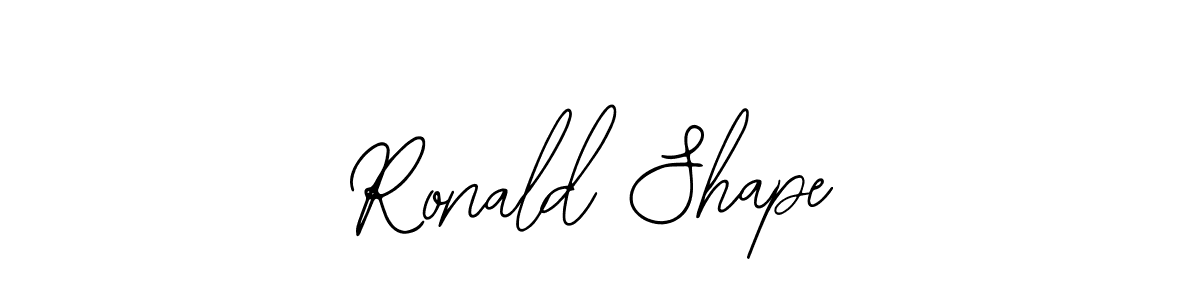 Design your own signature with our free online signature maker. With this signature software, you can create a handwritten (Bearetta-2O07w) signature for name Ronald Shape. Ronald Shape signature style 12 images and pictures png