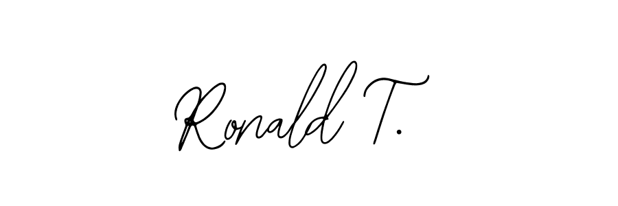 Create a beautiful signature design for name Ronald T.. With this signature (Bearetta-2O07w) fonts, you can make a handwritten signature for free. Ronald T. signature style 12 images and pictures png